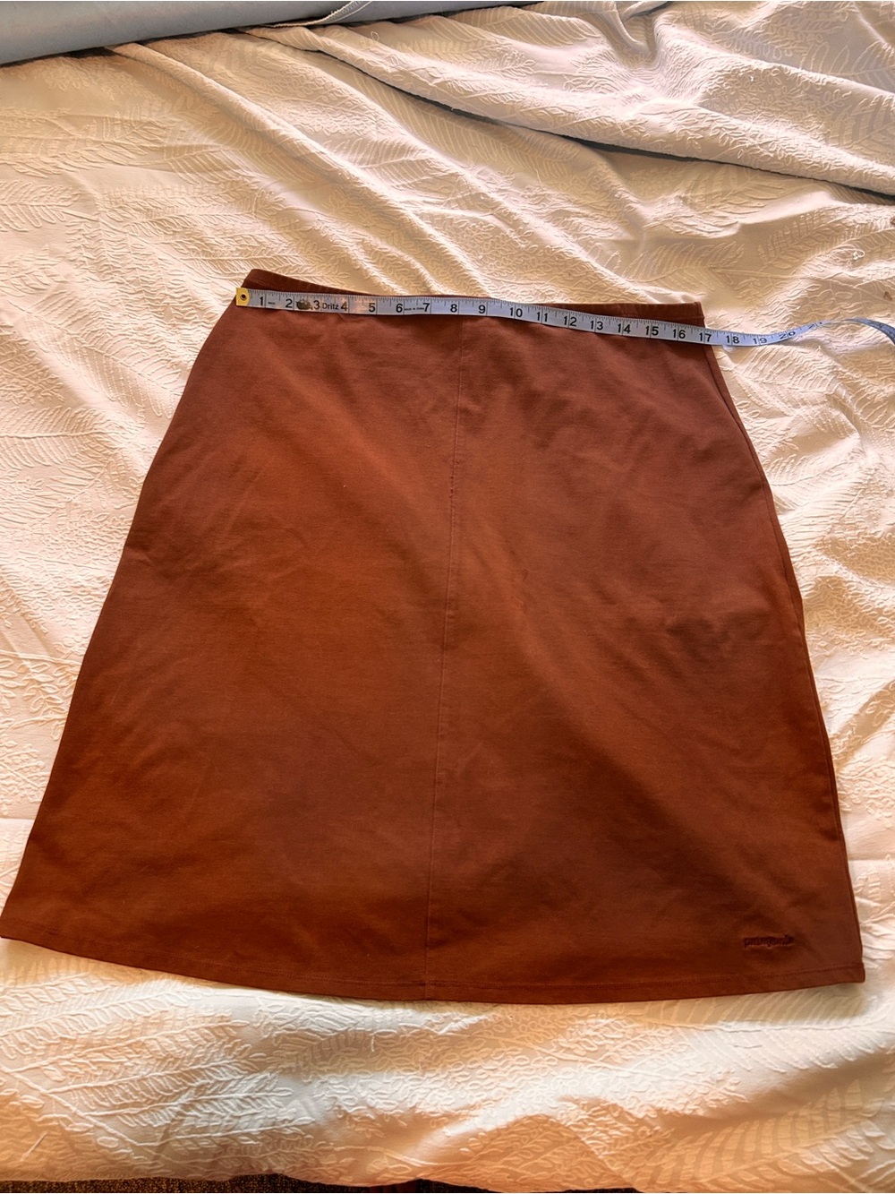 Patagonia Rust Brown A-Line Skirt